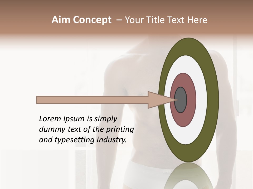 Human Waist Man PowerPoint Template