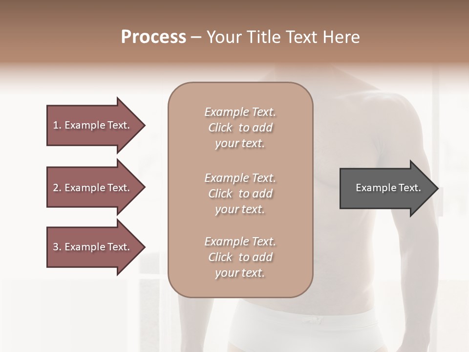 Human Waist Man PowerPoint Template