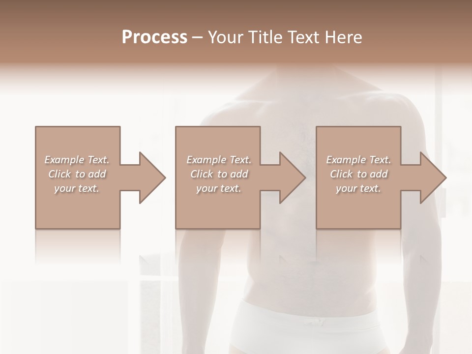 Human Waist Man PowerPoint Template