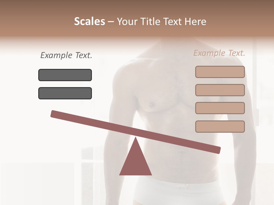 Human Waist Man PowerPoint Template