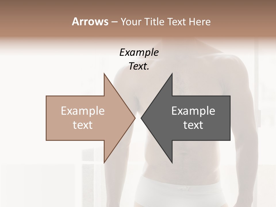 Human Waist Man PowerPoint Template