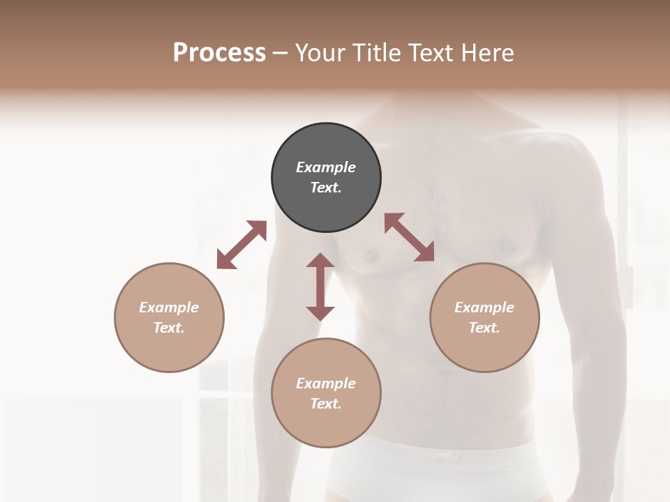 Human Waist Man PowerPoint Template