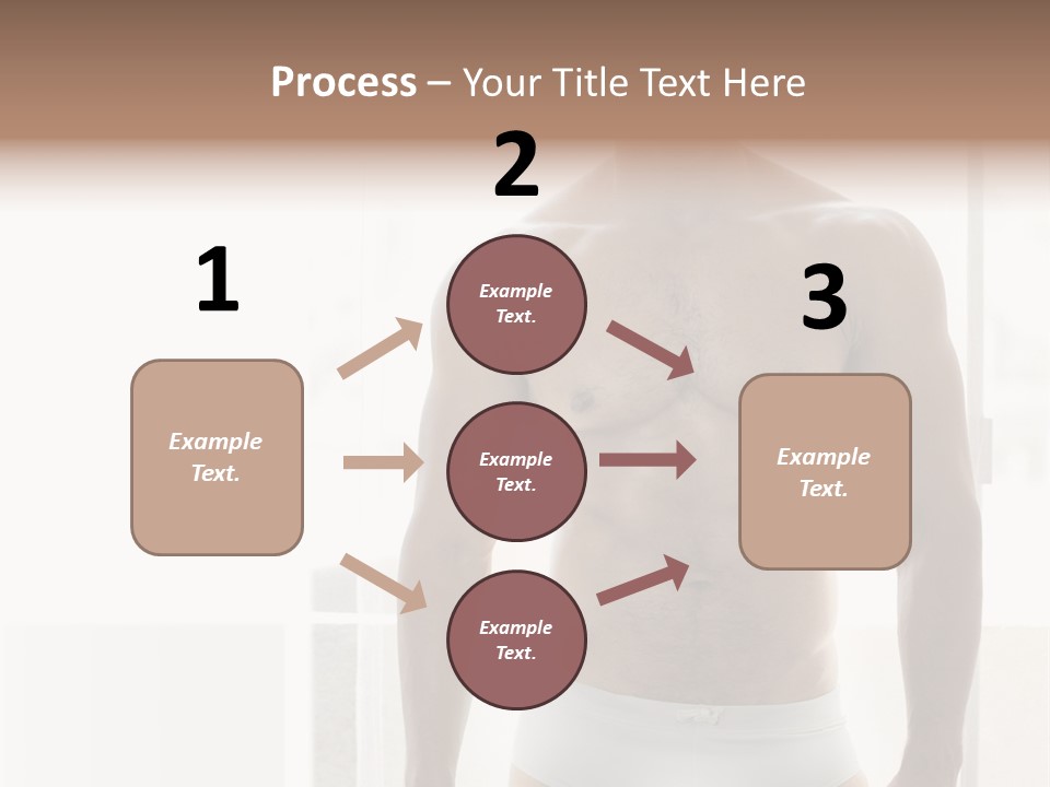 Human Waist Man PowerPoint Template