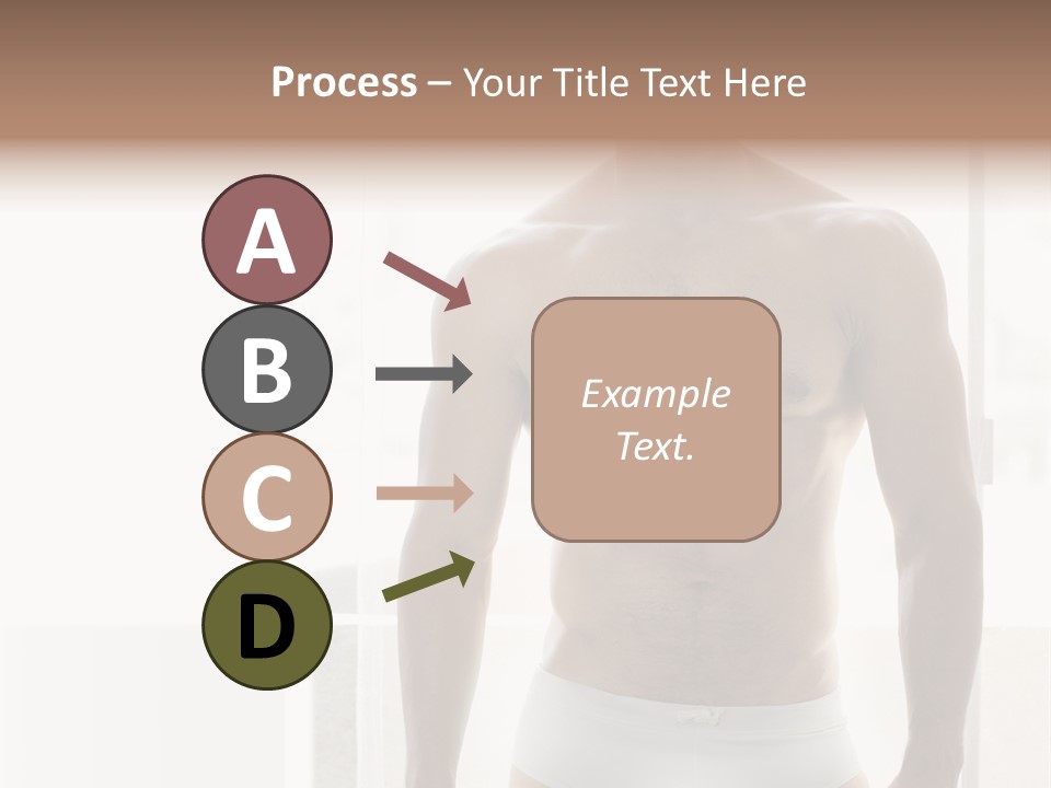 Human Waist Man PowerPoint Template