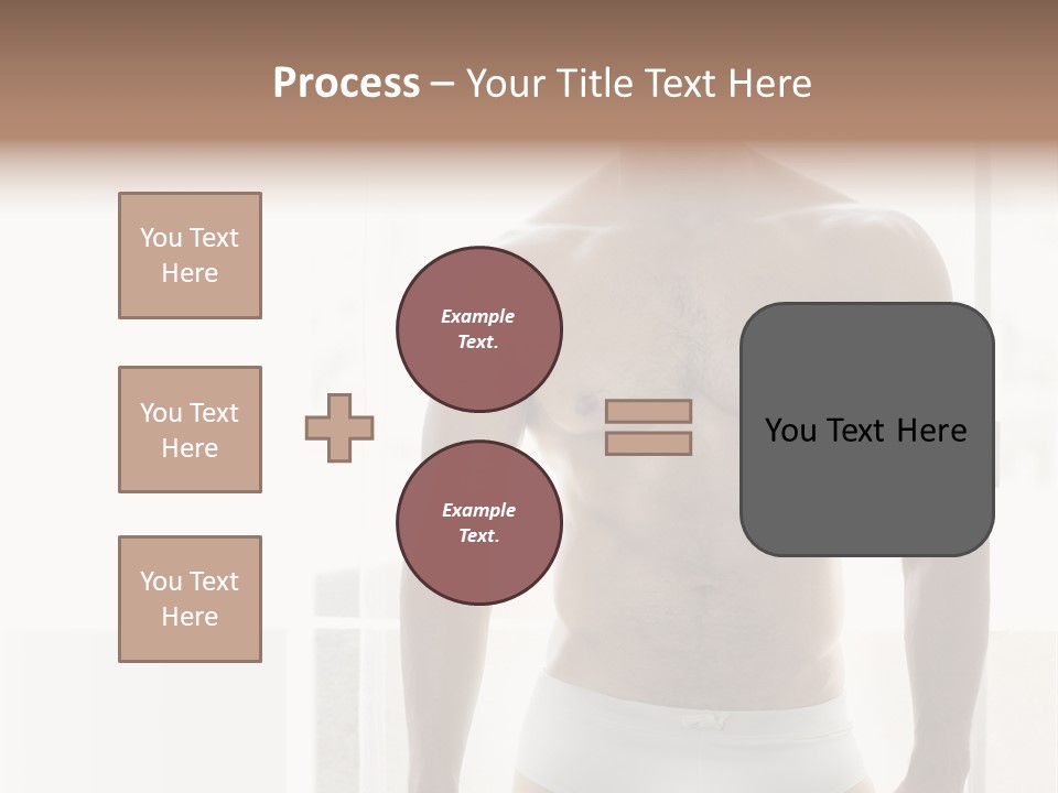 Human Waist Man PowerPoint Template