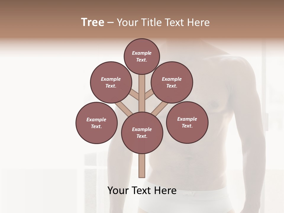 Human Waist Man PowerPoint Template