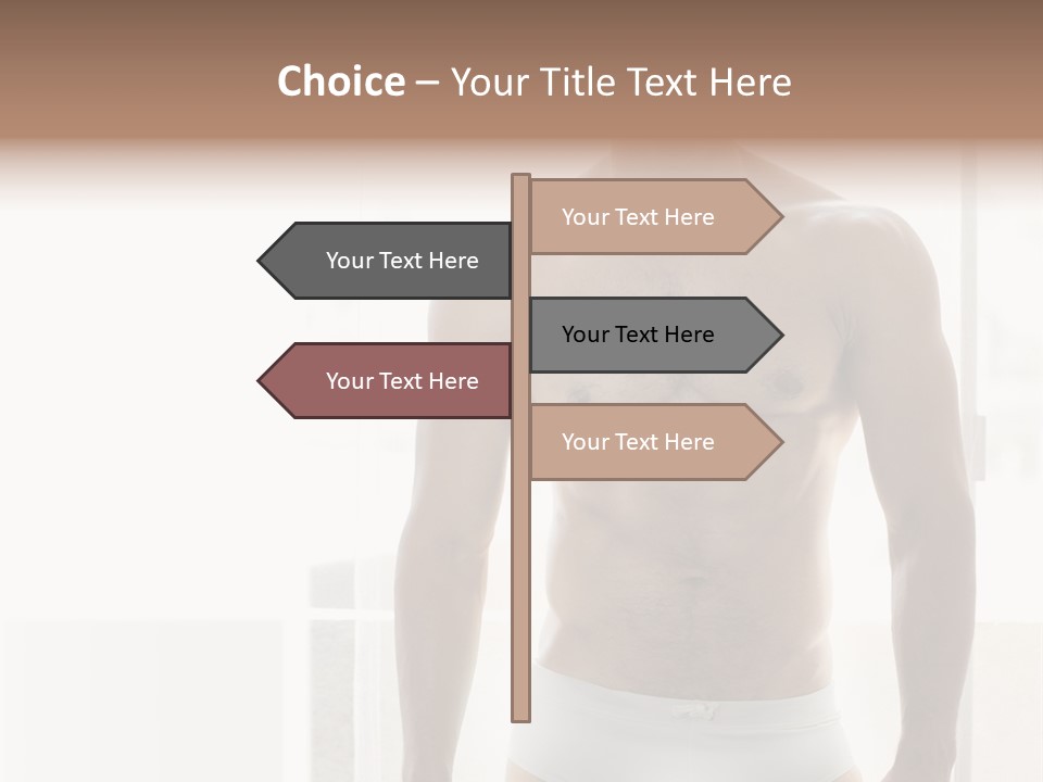 Human Waist Man PowerPoint Template