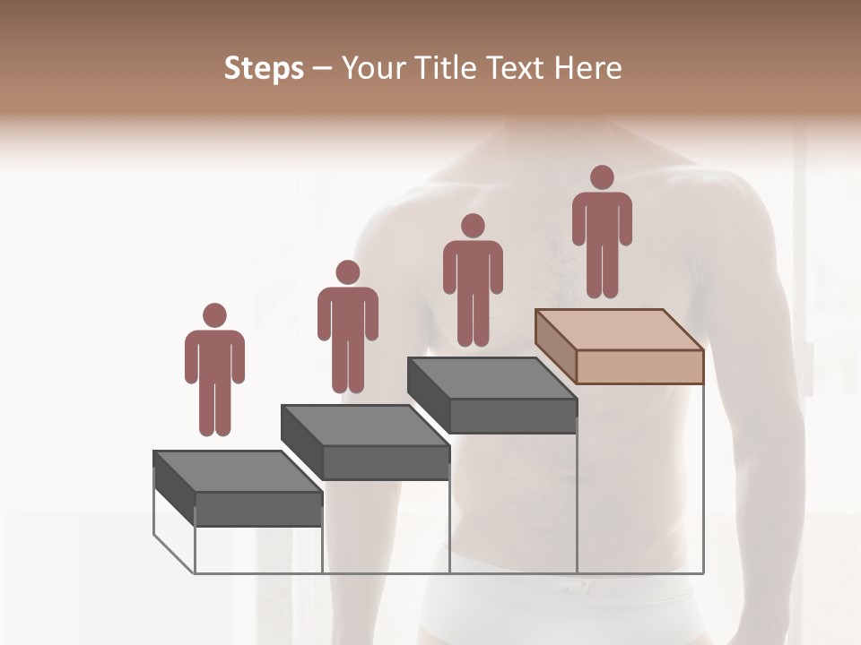 Human Waist Man PowerPoint Template