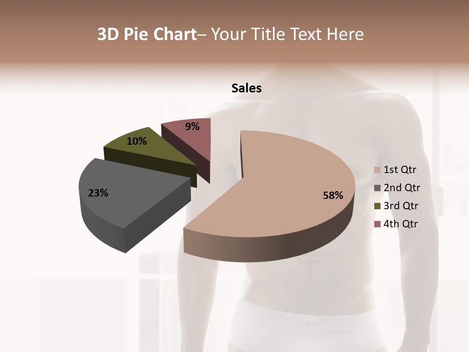 Human Waist Man PowerPoint Template