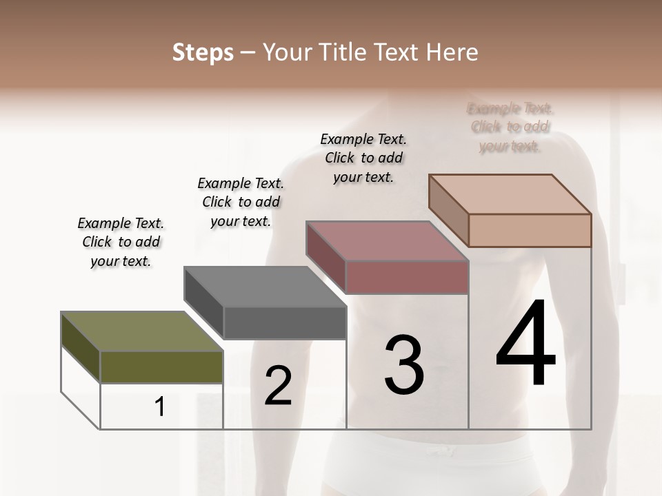 Human Waist Man PowerPoint Template