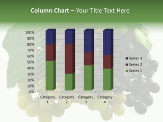 Grape Grapevine Bunch PowerPoint Template