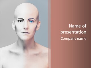 Beauty Girl Portrait PowerPoint Template