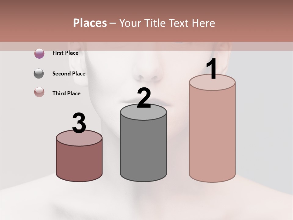 Beauty Girl Portrait PowerPoint Template