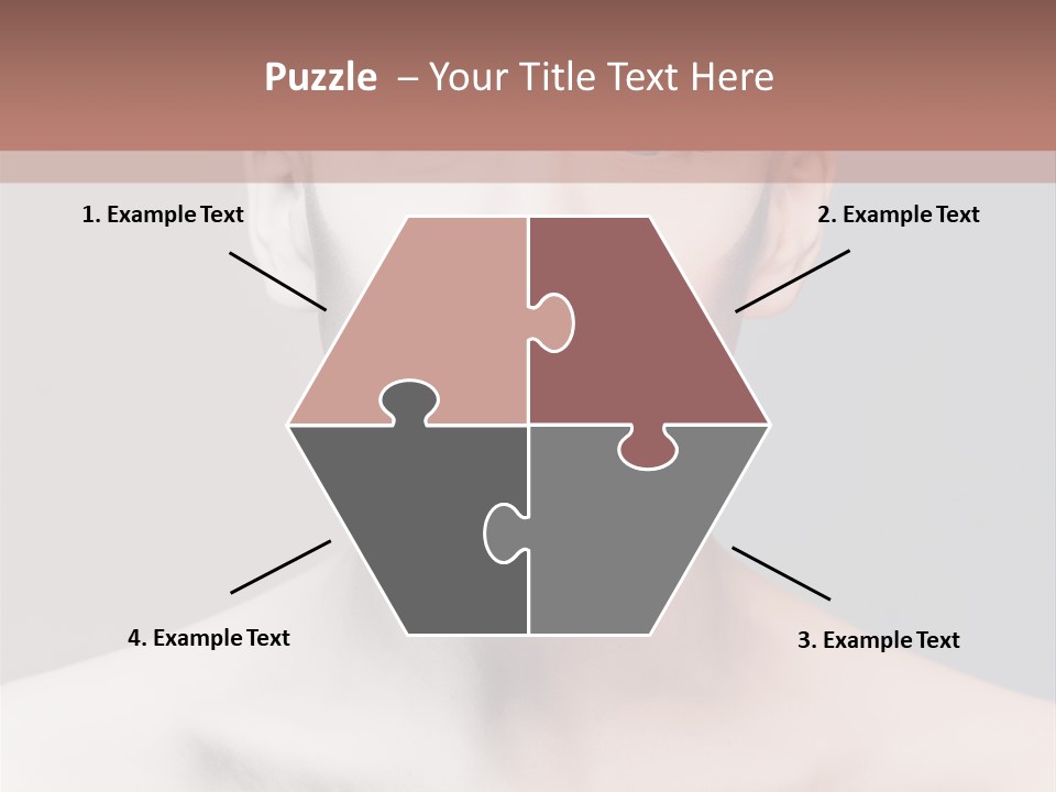 Beauty Girl Portrait PowerPoint Template