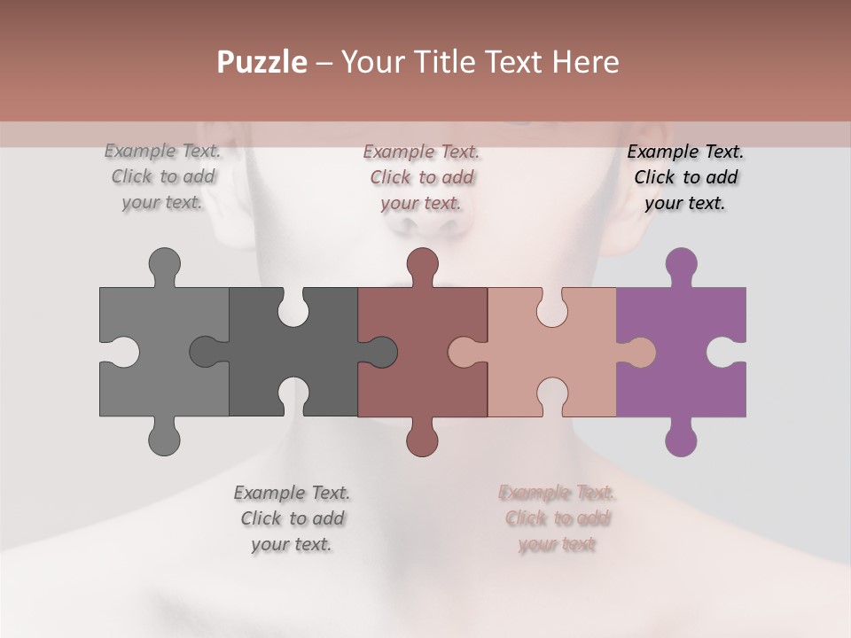 Beauty Girl Portrait PowerPoint Template