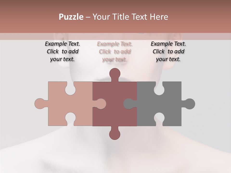 Beauty Girl Portrait PowerPoint Template