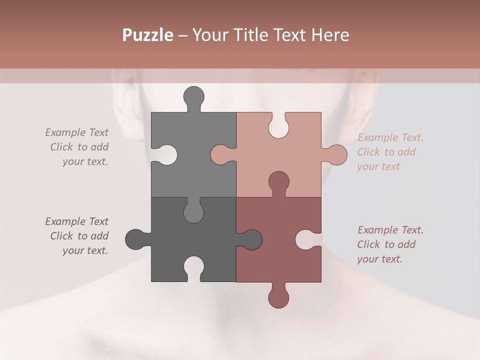 Beauty Girl Portrait PowerPoint Template