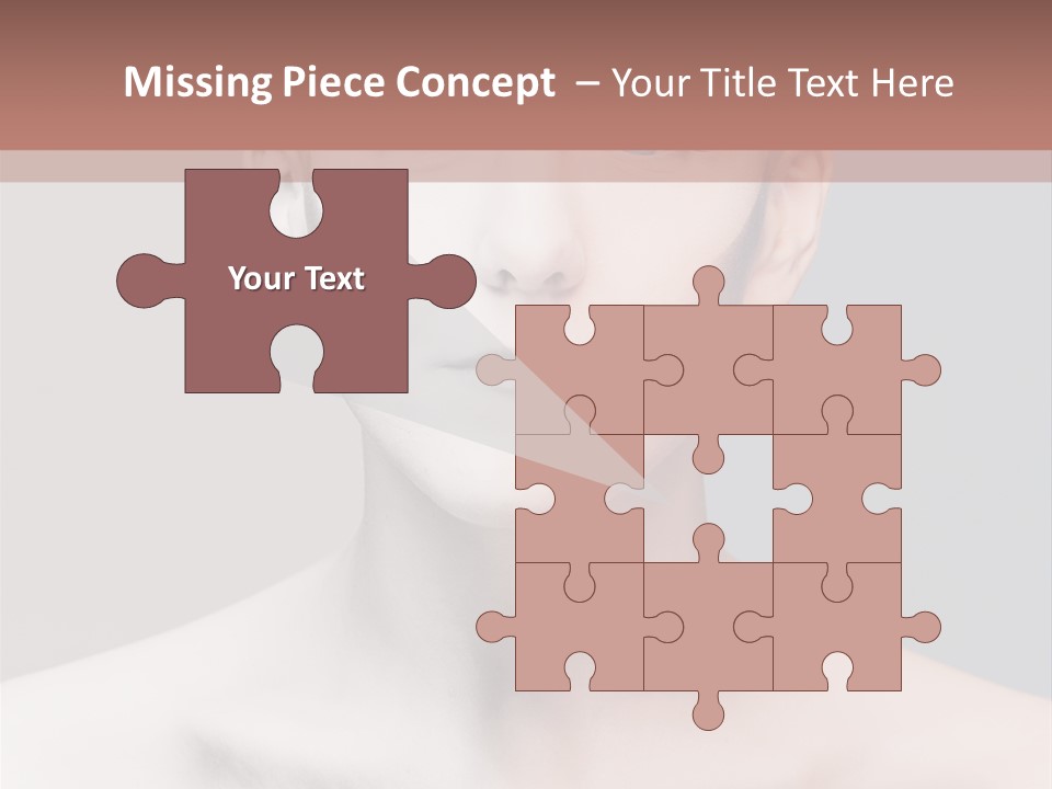 Beauty Girl Portrait PowerPoint Template