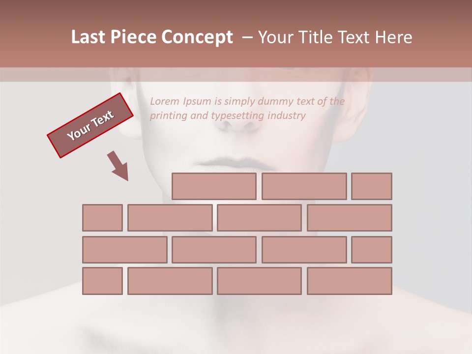 Beauty Girl Portrait PowerPoint Template