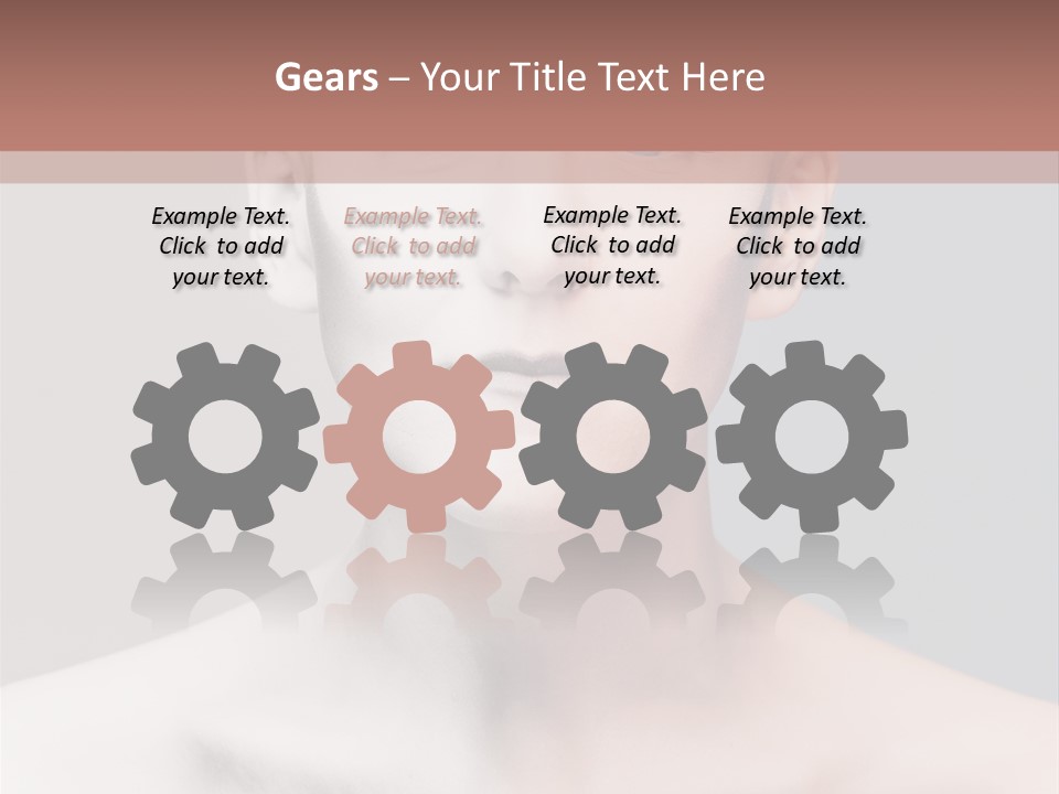 Beauty Girl Portrait PowerPoint Template