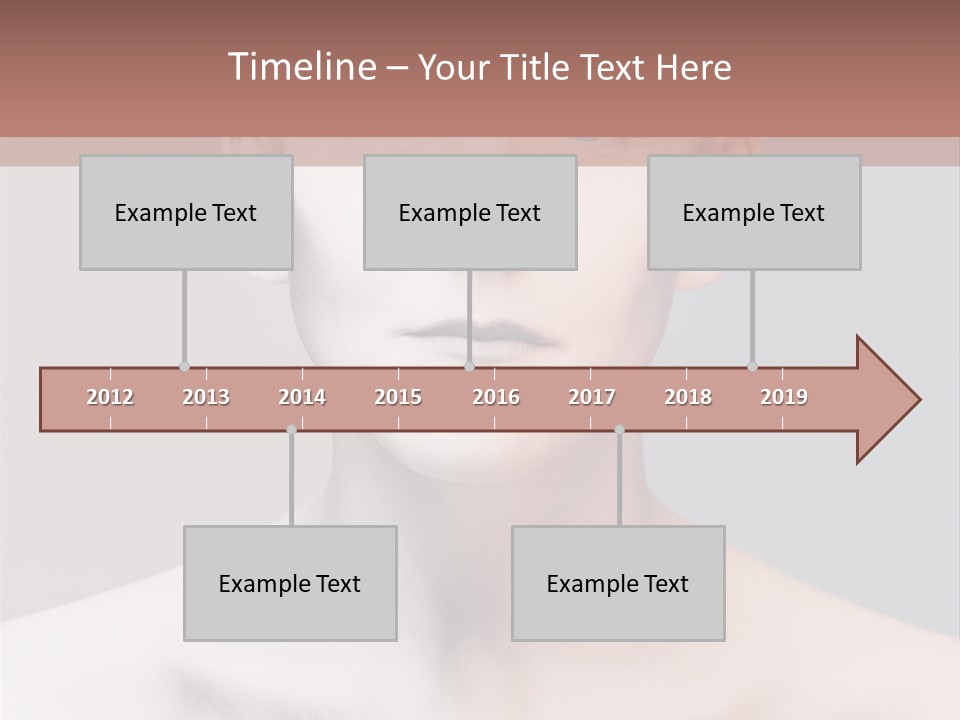 Beauty Girl Portrait PowerPoint Template