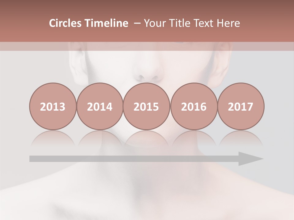 Beauty Girl Portrait PowerPoint Template