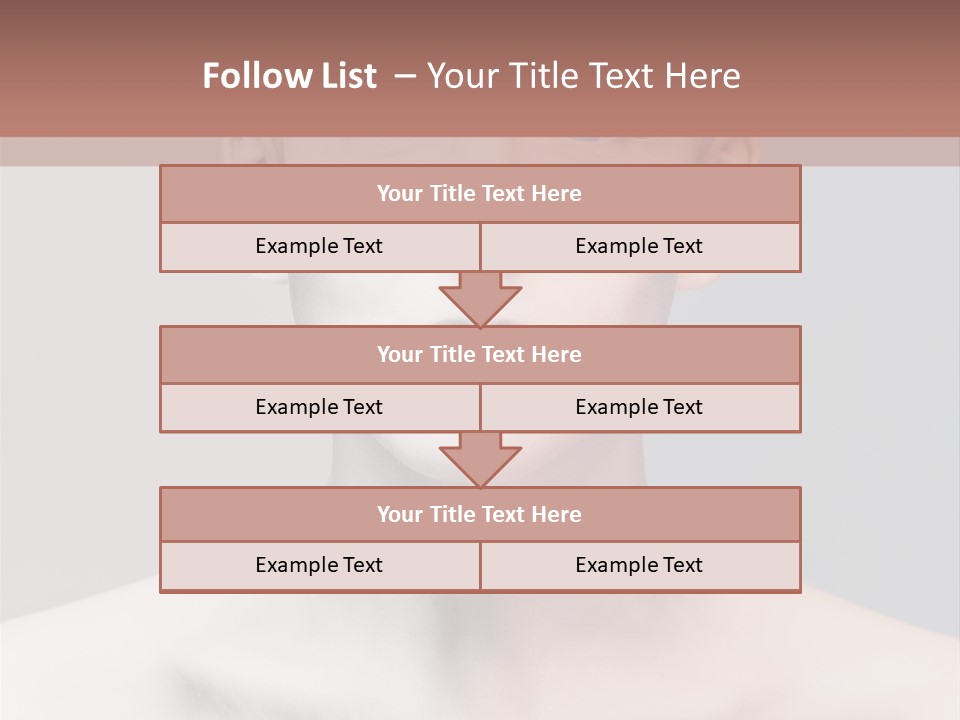 Beauty Girl Portrait PowerPoint Template