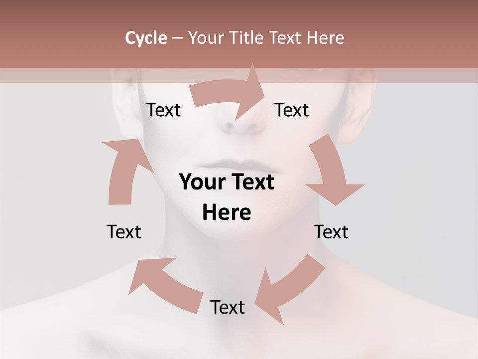 Beauty Girl Portrait PowerPoint Template