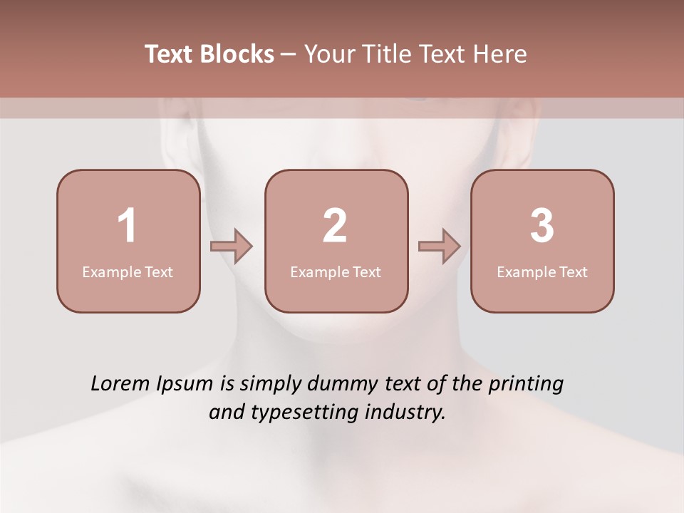 Beauty Girl Portrait PowerPoint Template