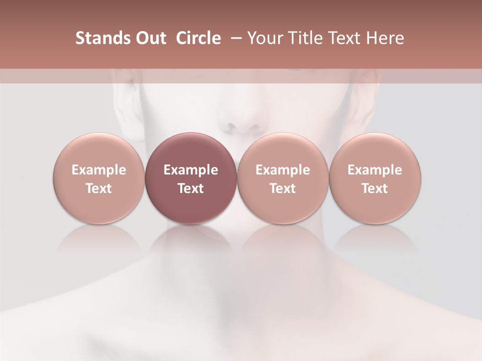 Beauty Girl Portrait PowerPoint Template