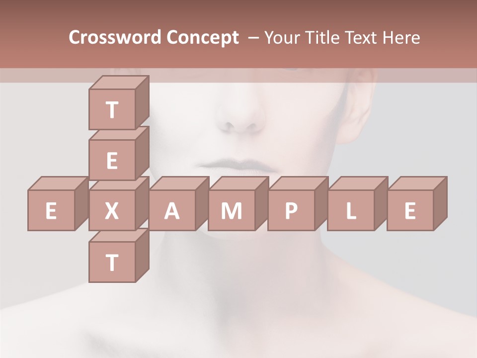 Beauty Girl Portrait PowerPoint Template