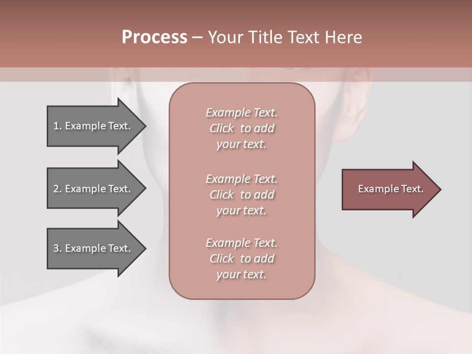 Beauty Girl Portrait PowerPoint Template