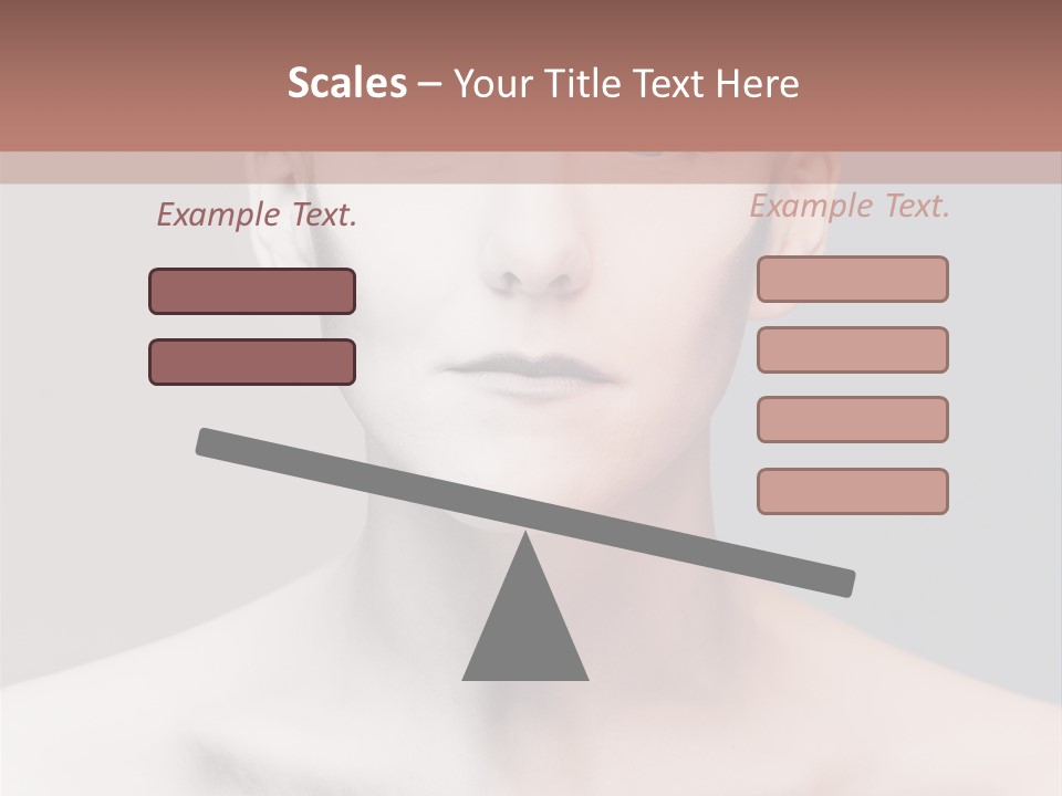 Beauty Girl Portrait PowerPoint Template