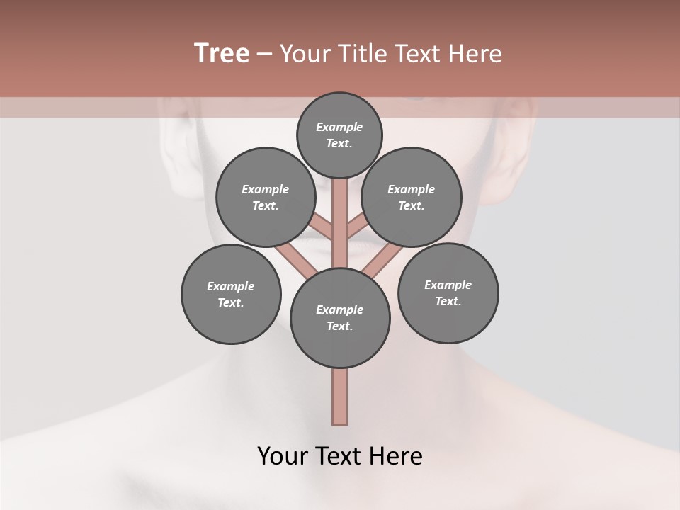 Beauty Girl Portrait PowerPoint Template