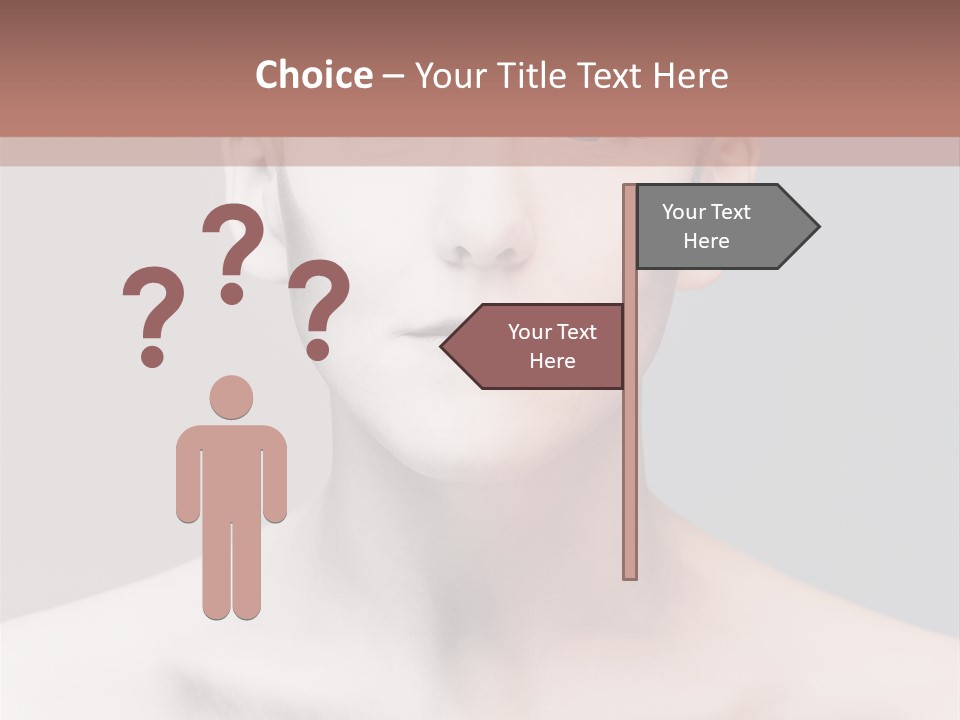 Beauty Girl Portrait PowerPoint Template