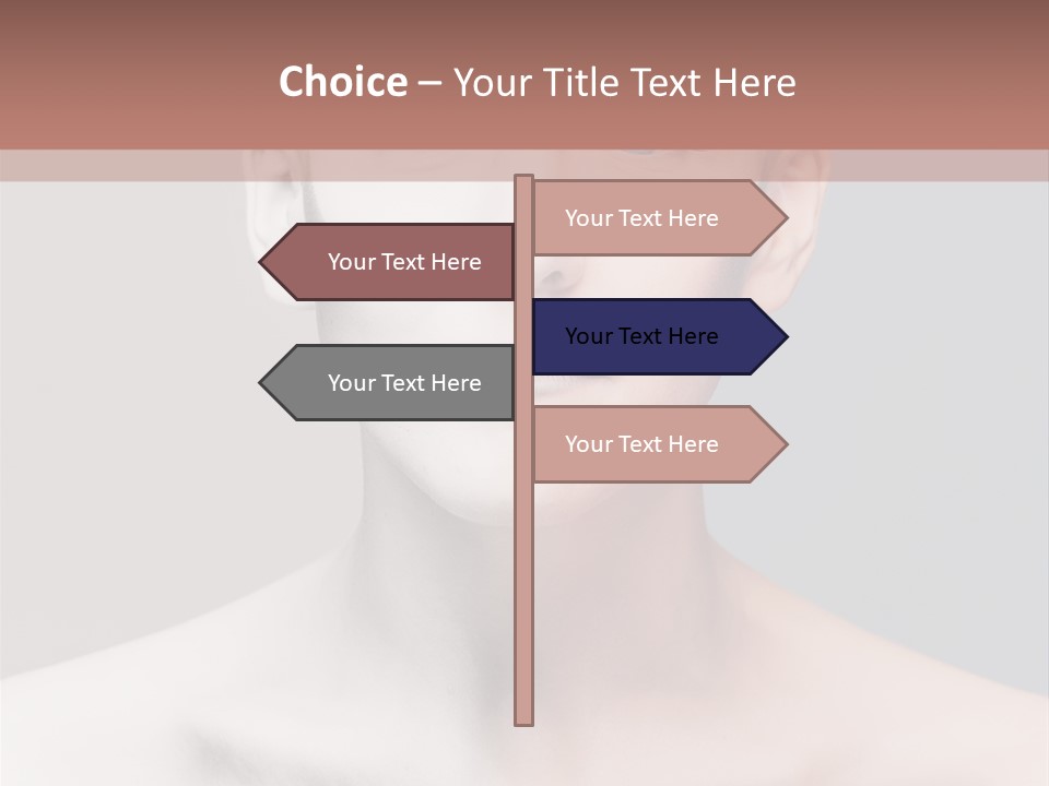 Beauty Girl Portrait PowerPoint Template