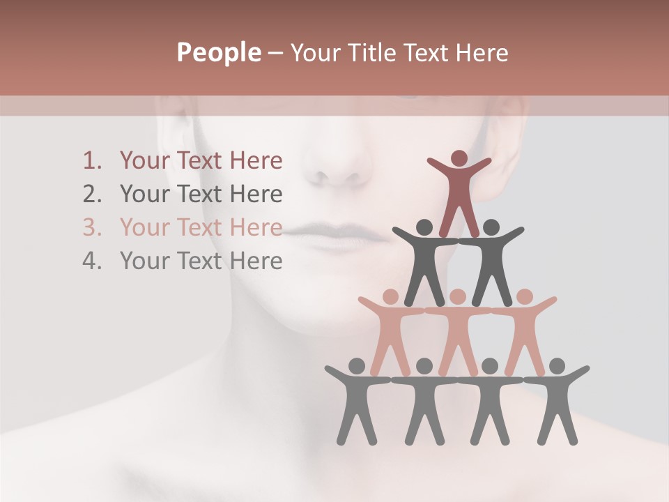 Beauty Girl Portrait PowerPoint Template