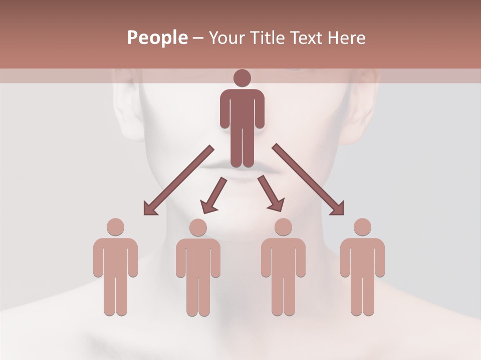 Beauty Girl Portrait PowerPoint Template