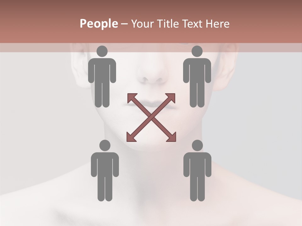 Beauty Girl Portrait PowerPoint Template