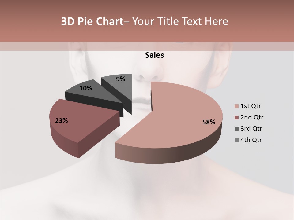 Beauty Girl Portrait PowerPoint Template