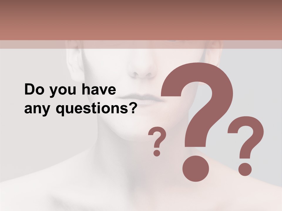 Beauty Girl Portrait PowerPoint Template