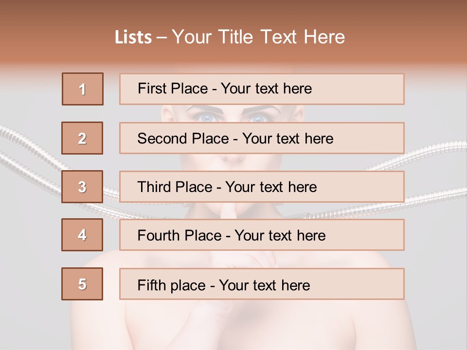 Model Modern Invention PowerPoint Template