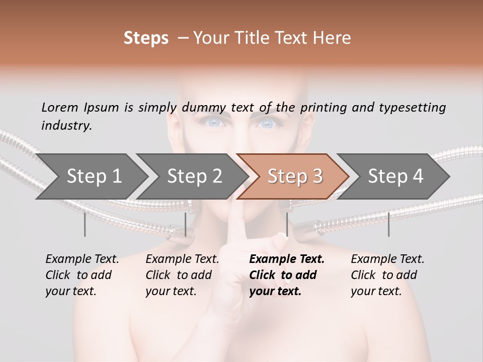 Model Modern Invention PowerPoint Template