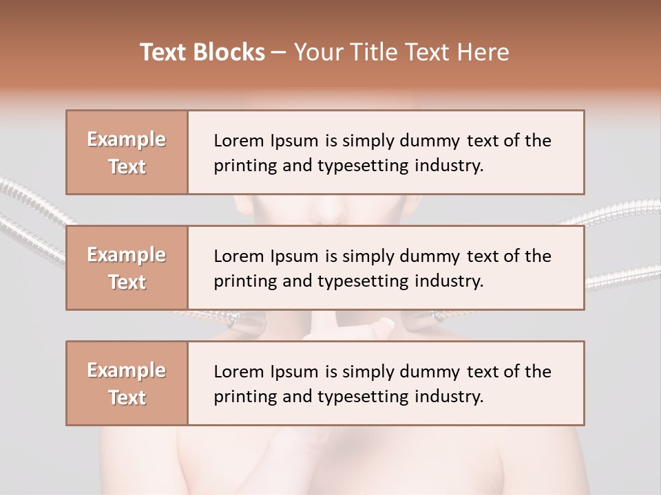 Model Modern Invention PowerPoint Template