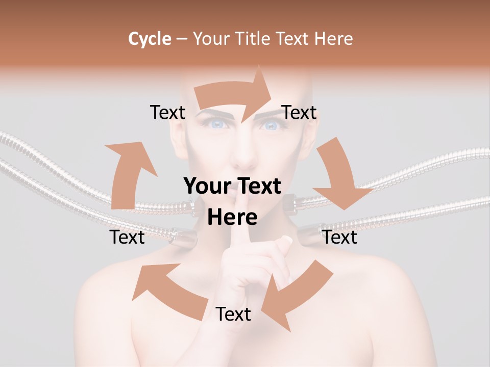 Model Modern Invention PowerPoint Template