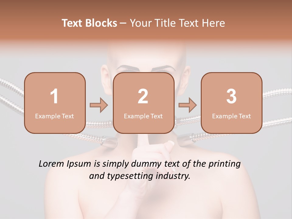 Model Modern Invention PowerPoint Template