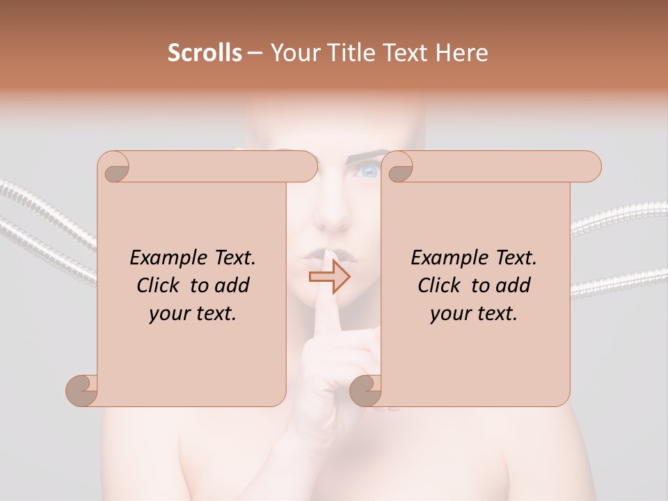 Model Modern Invention PowerPoint Template