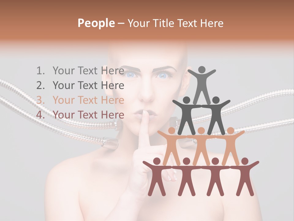 Model Modern Invention PowerPoint Template