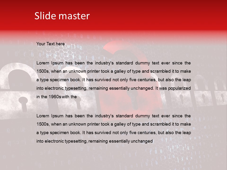 Security Secrecy Crime PowerPoint Template