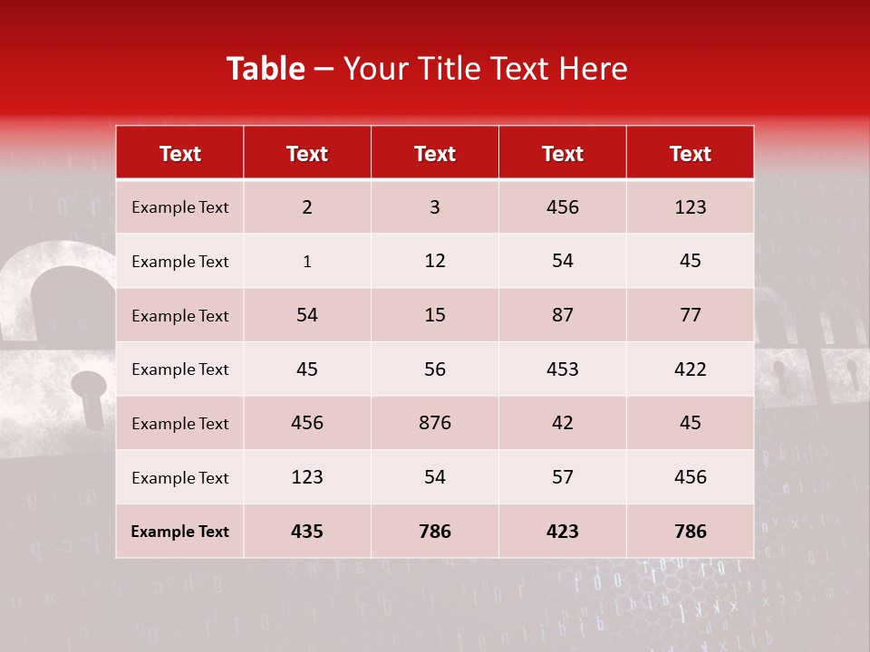 Security Secrecy Crime PowerPoint Template